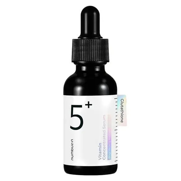 Numbuzin 5+ Vitamin Concentrated Serum – Brightening &amp; Skin Repair with Glutathione and Vitamins