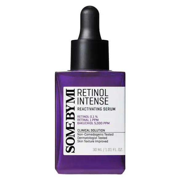 SOME BY MI Retinol Intense Reactivating Serum – anti-aging serum with retinol, retinal &amp; bakuchiol to smooth fine lines &amp; improve skin texture.